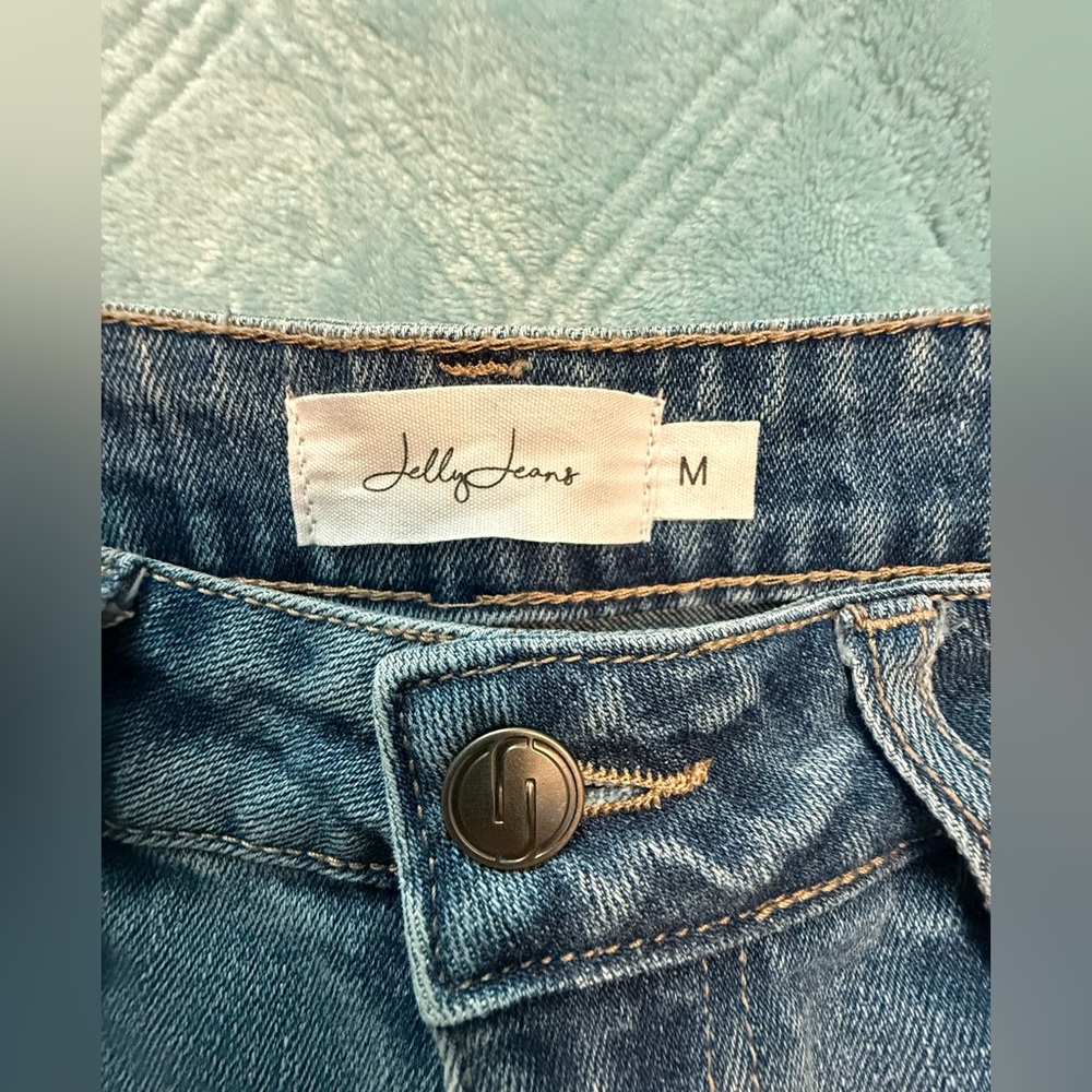 Women's Blue Jean Shorts - Picture 5 of 6